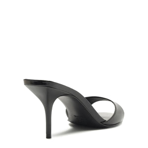 Elodie Patent Leather Sandal in Black