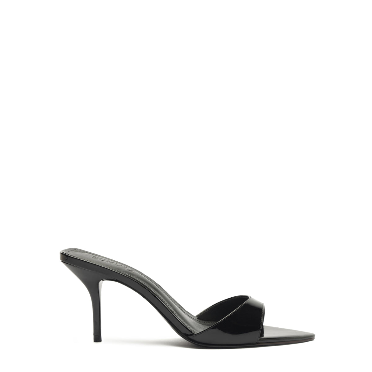 Elodie Patent Leather Sandal in Black