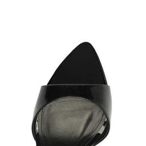 Elodie Patent Leather Sandal in Black