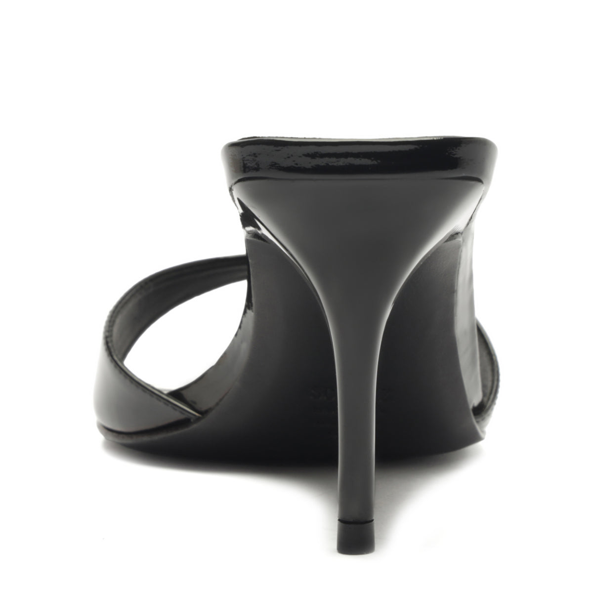 Elodie Patent Leather Sandal in Black