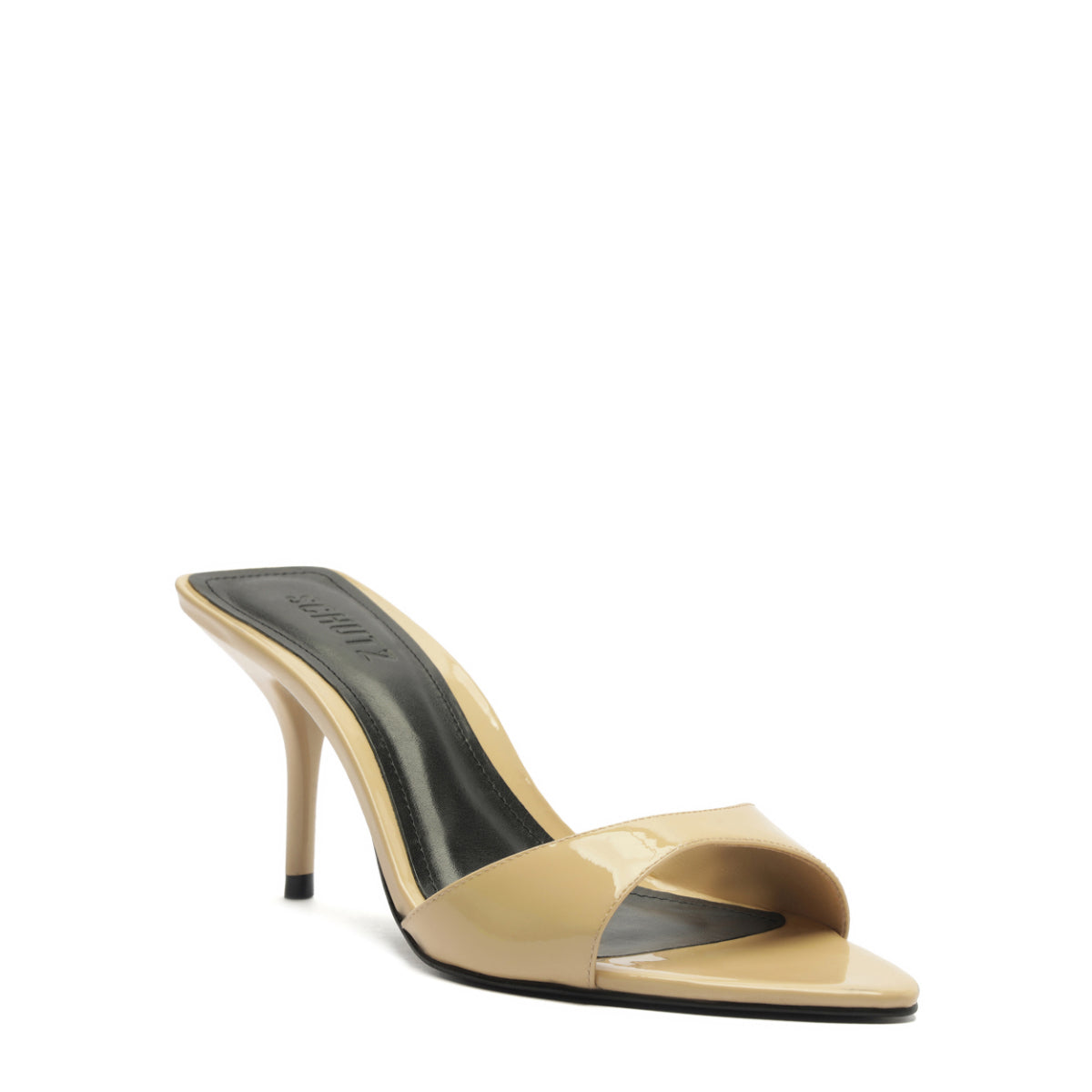 Elodie Patent Sandal in Natural Nibs