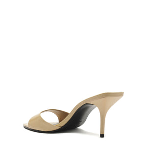 Elodie Patent Sandal in Natural Nibs