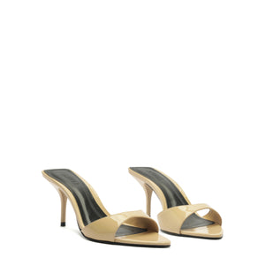 Elodie Patent Sandal in Natural Nibs