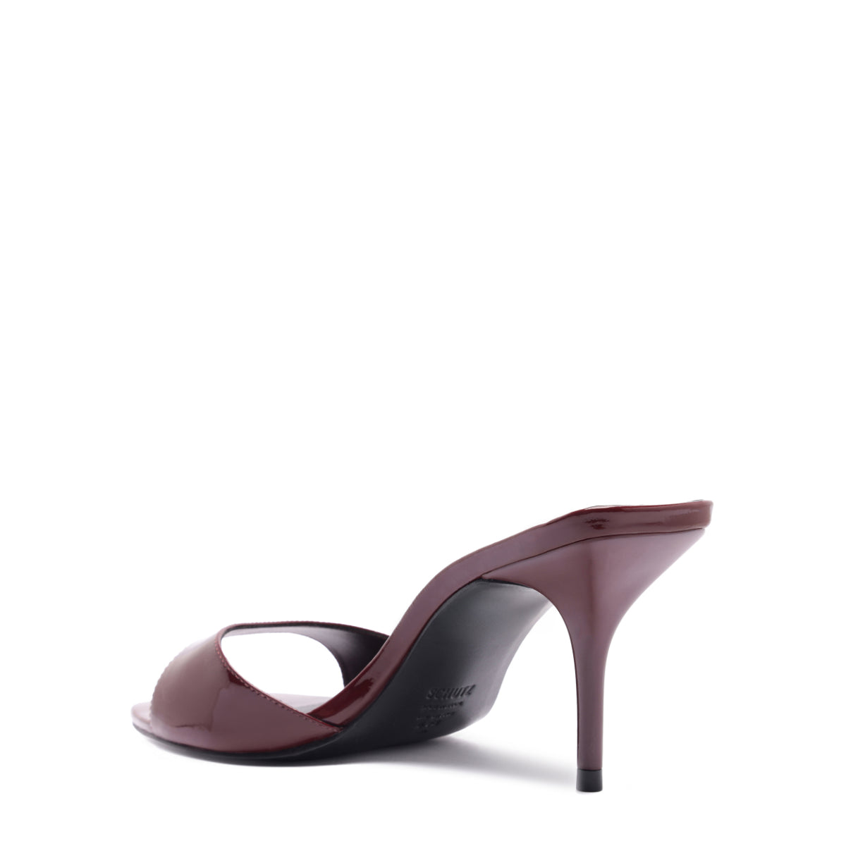 Elodie Patent Sandal in Vino