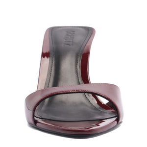 Elodie Patent Sandal in Vino