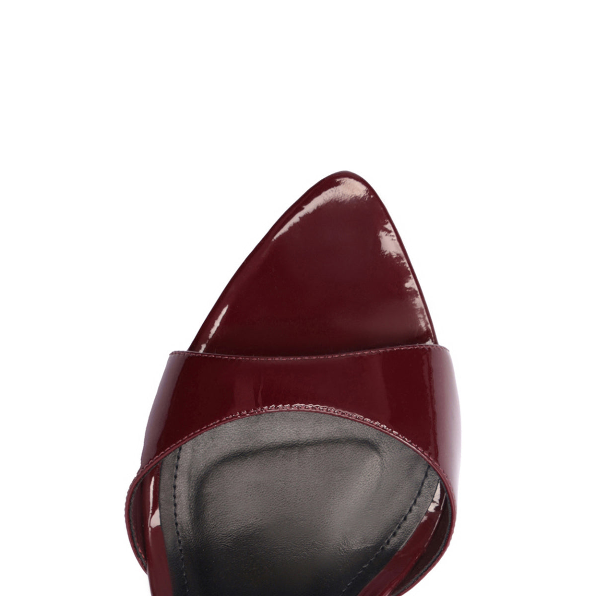 Elodie Patent Sandal in Vino