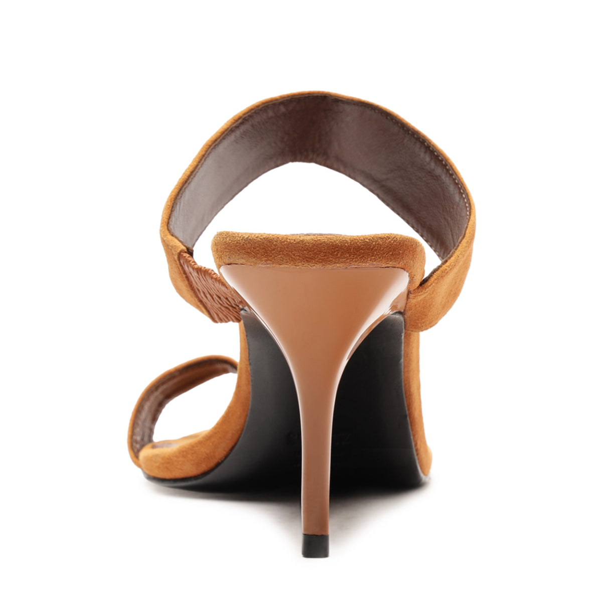 Melina Suede Sandal in Cuoio Brown