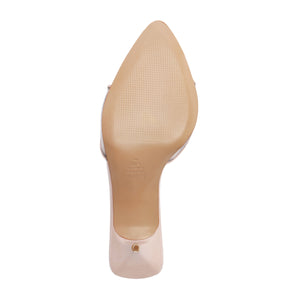 Elodie Vinyl Vinyl Sandal in Cotton Candy