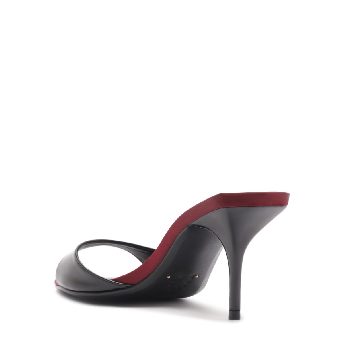 Elodie Patent Sandal in Black