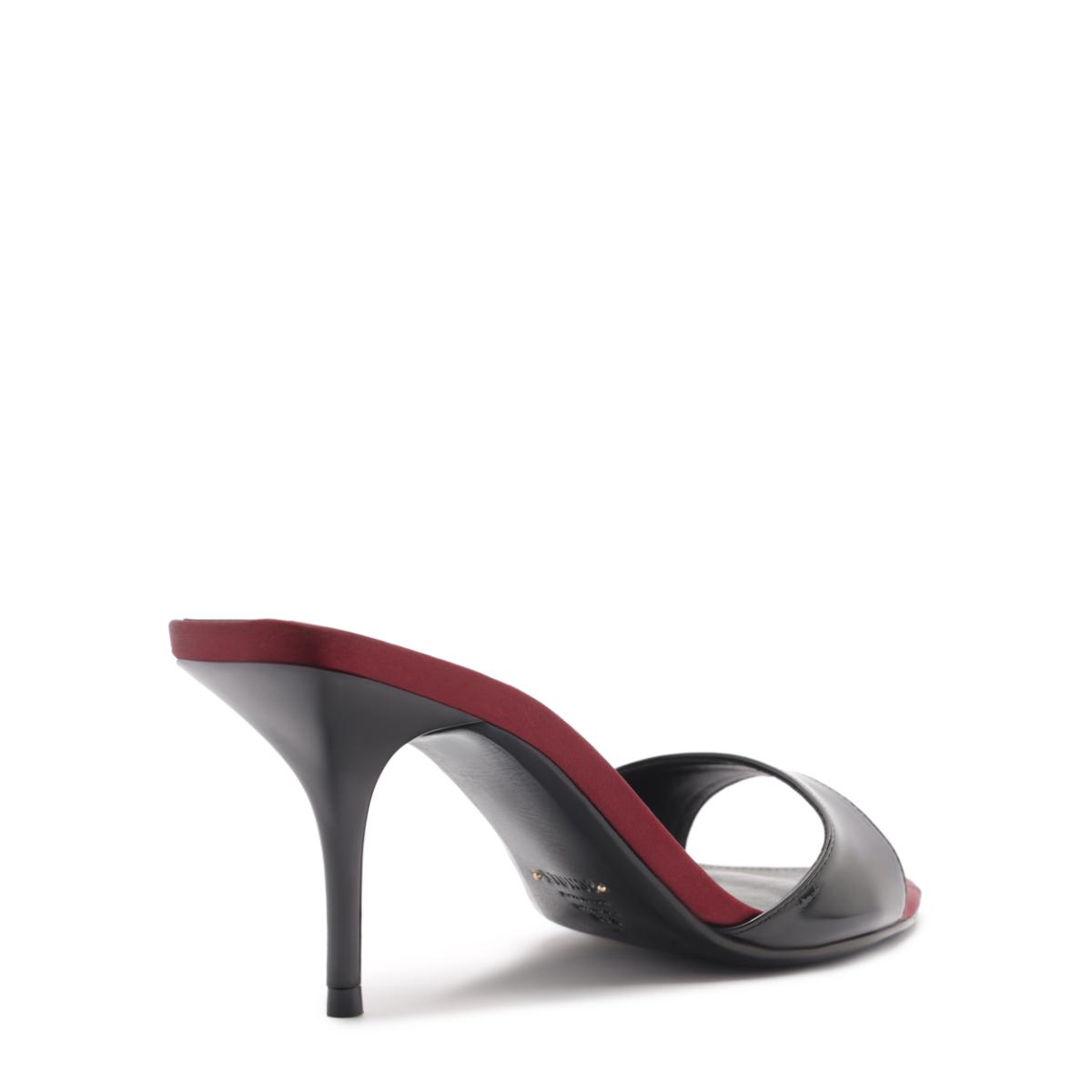 Elodie Patent Sandal in Black
