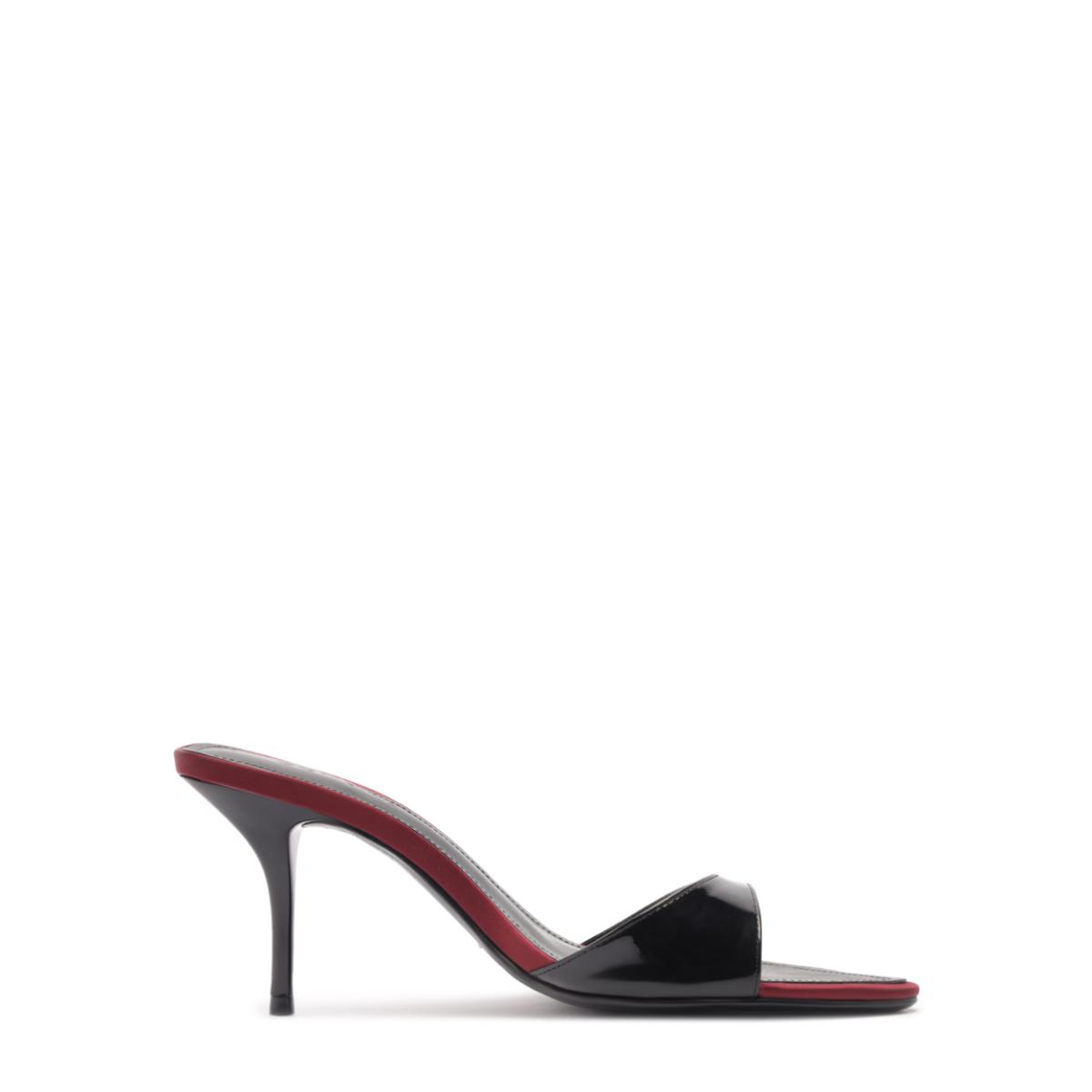 Elodie Patent Sandal in Black