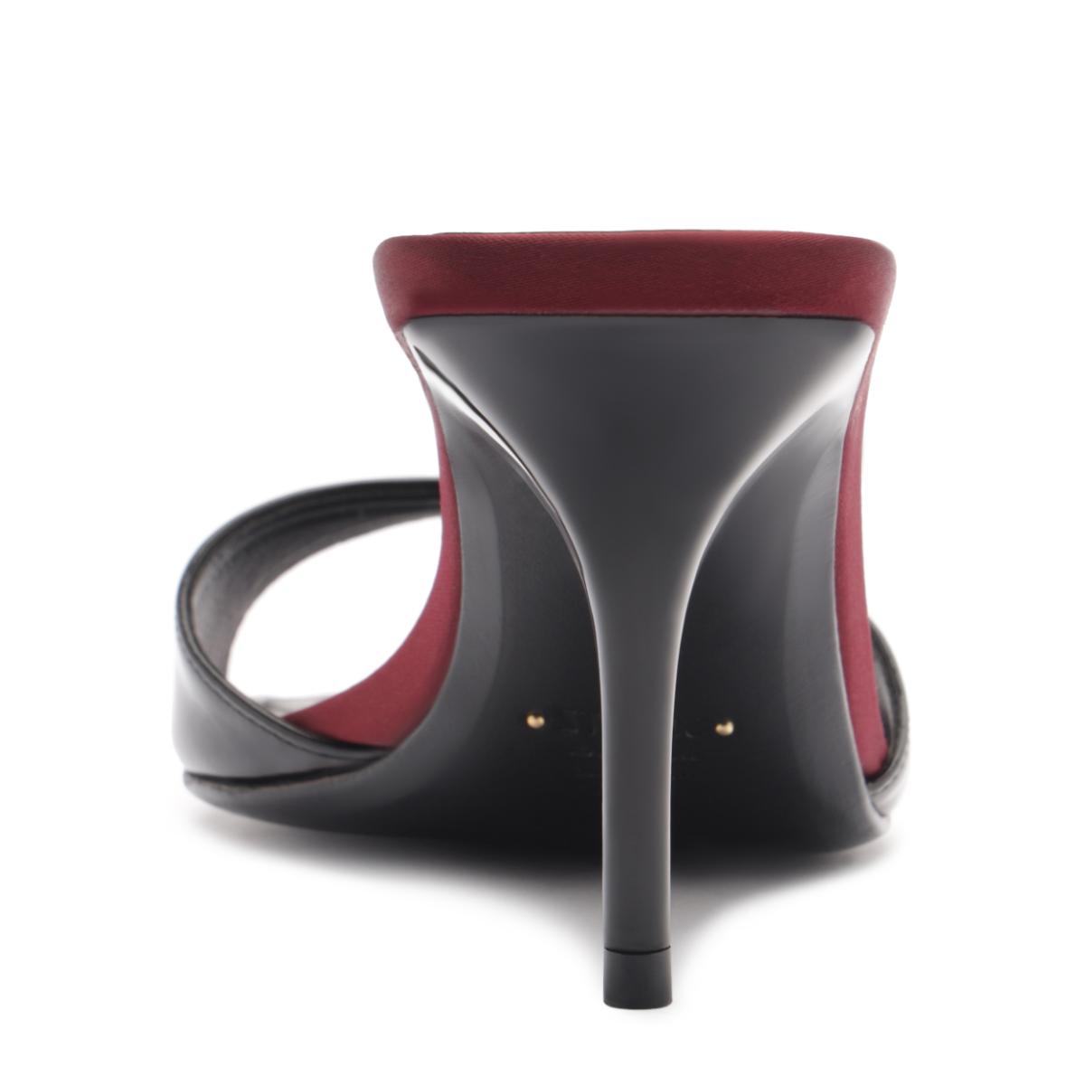 Elodie Patent Sandal in Black