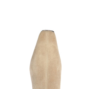 Dellia Suede Bootie in Warm Sand