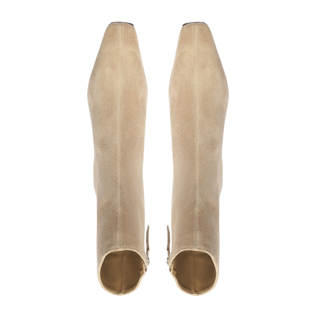 Dellia Suede Bootie in Warm Sand