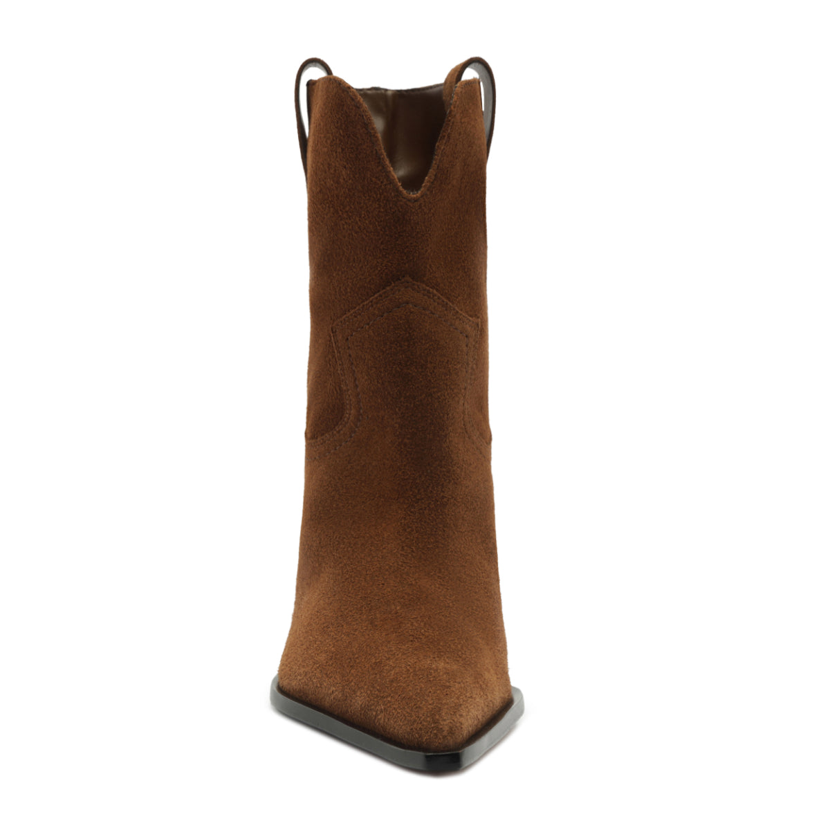 Memphis Suede Bootie in Pecan Brown