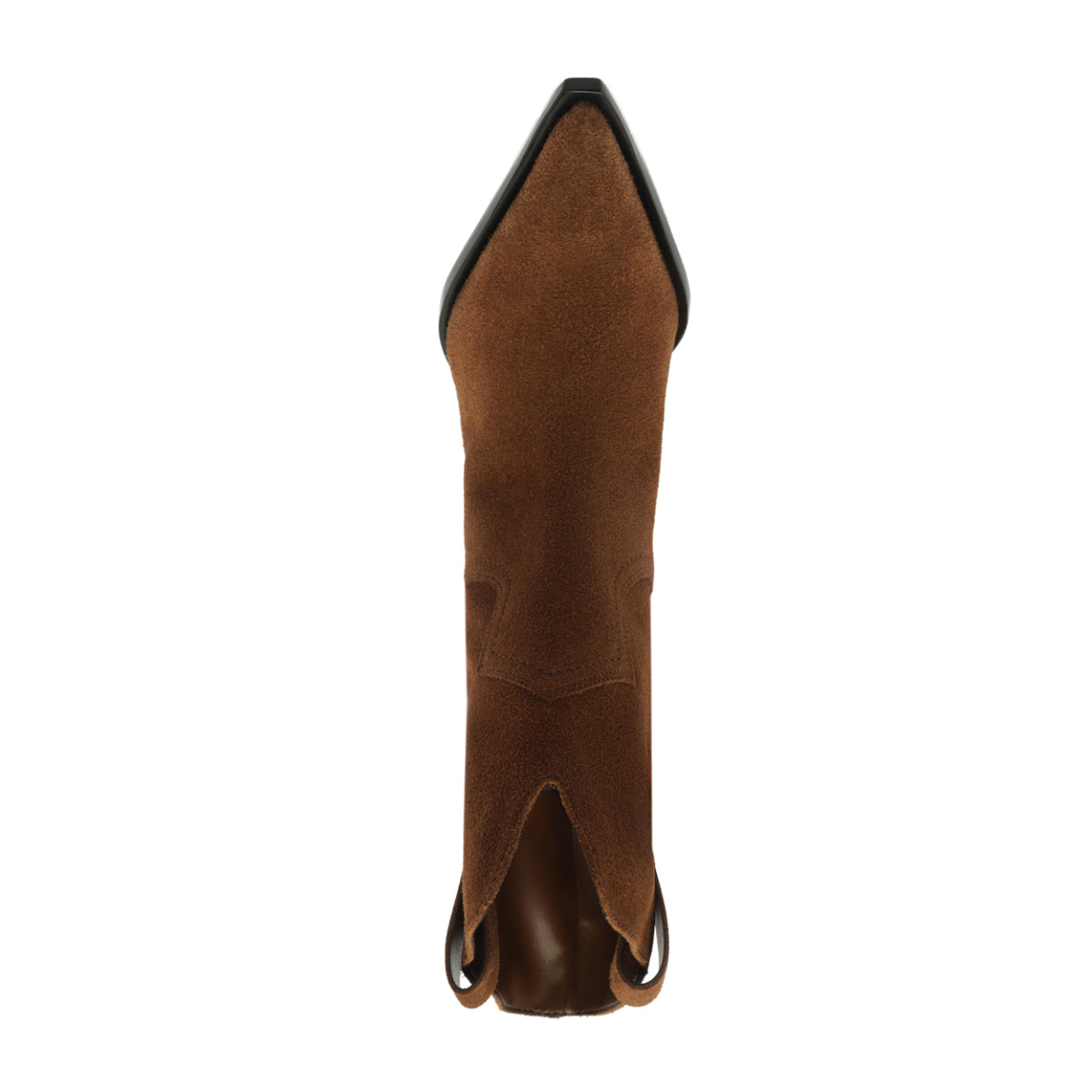 Memphis Suede Bootie in Pecan Brown