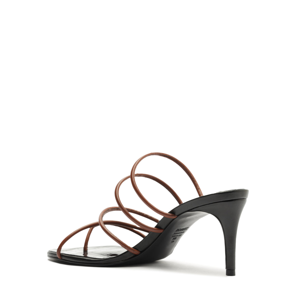 Malta Mule Leather Sandal in Brown