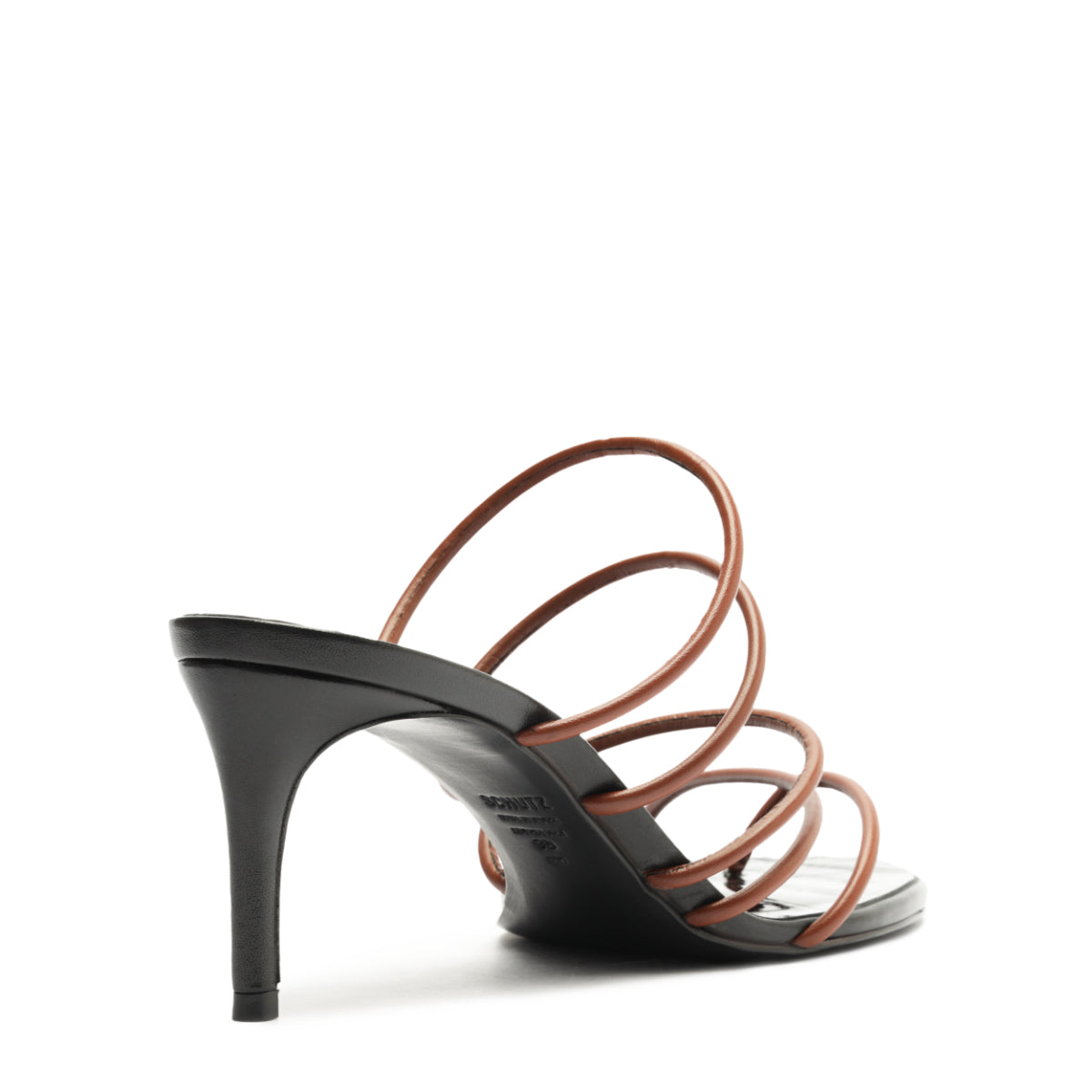 Malta Mule Leather Sandal in Brown