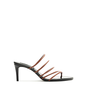 Malta Mule Leather Sandal in Brown