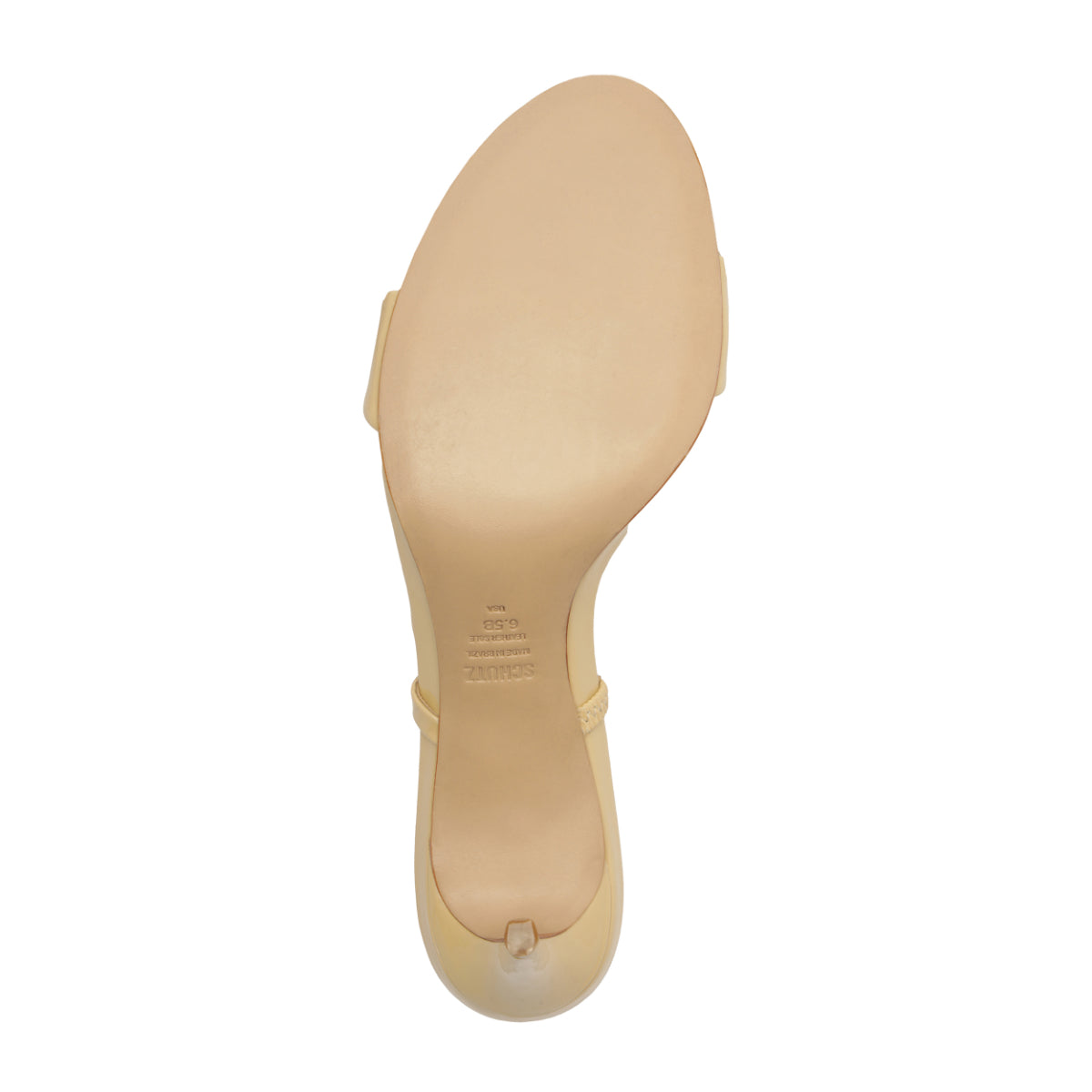 Jessica Mid Mule Patent Sandal in Natural Nibs