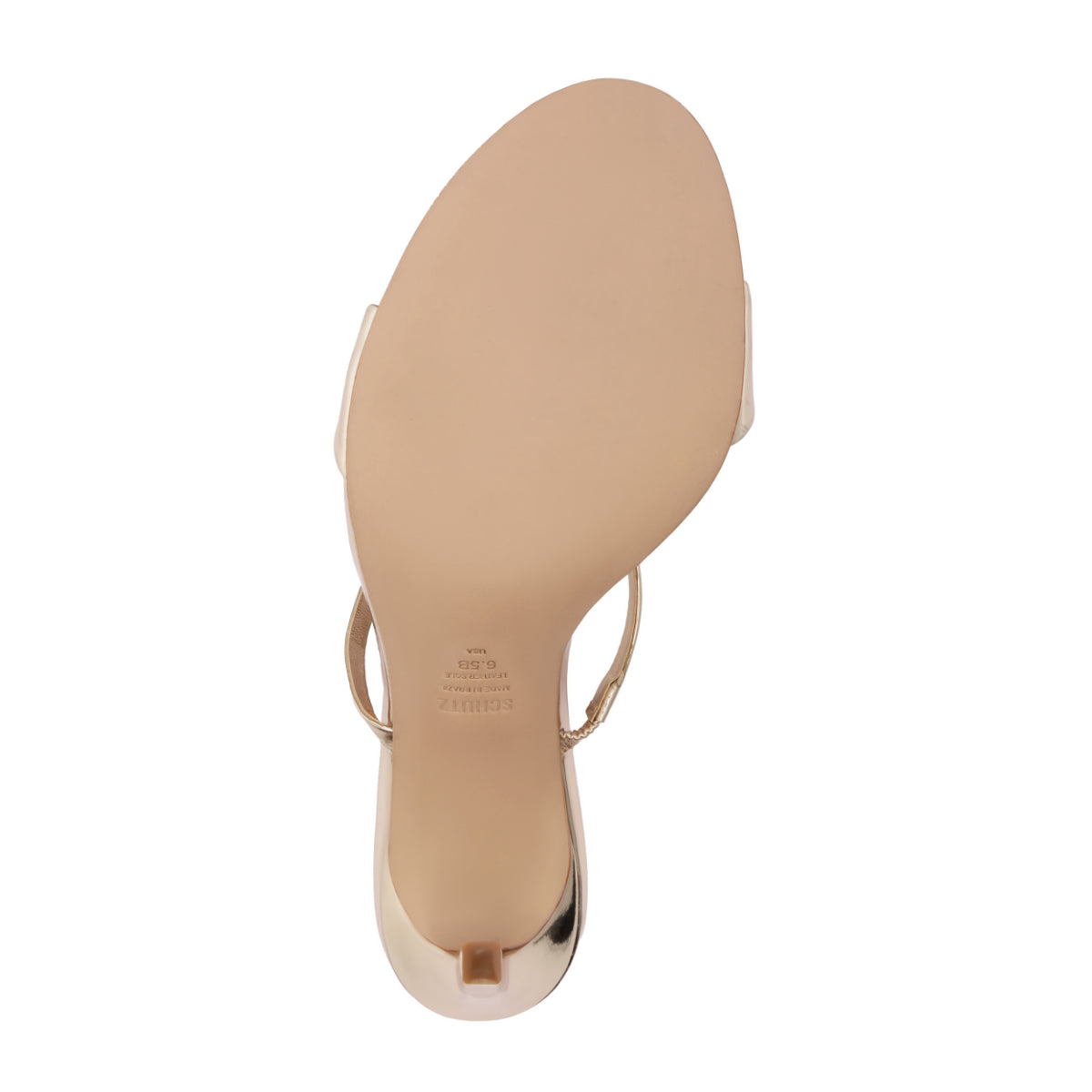 Jessica Mule Metallic Sandal in Platina