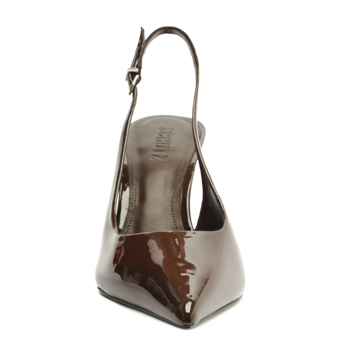 Paola Patent Pump in Root Brown