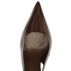 Paola Patent Pump in Root Brown