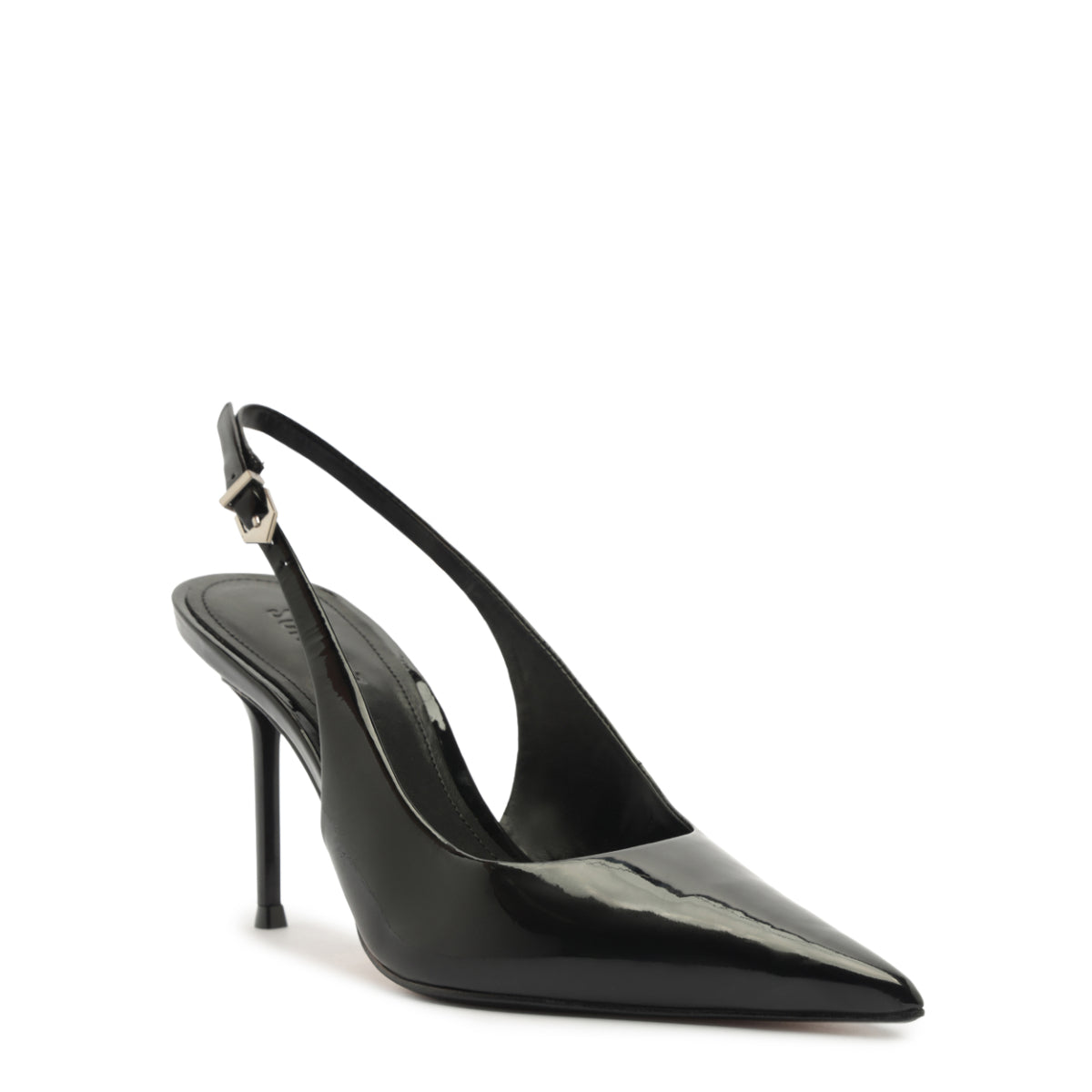 Paola Patent Pump in Black