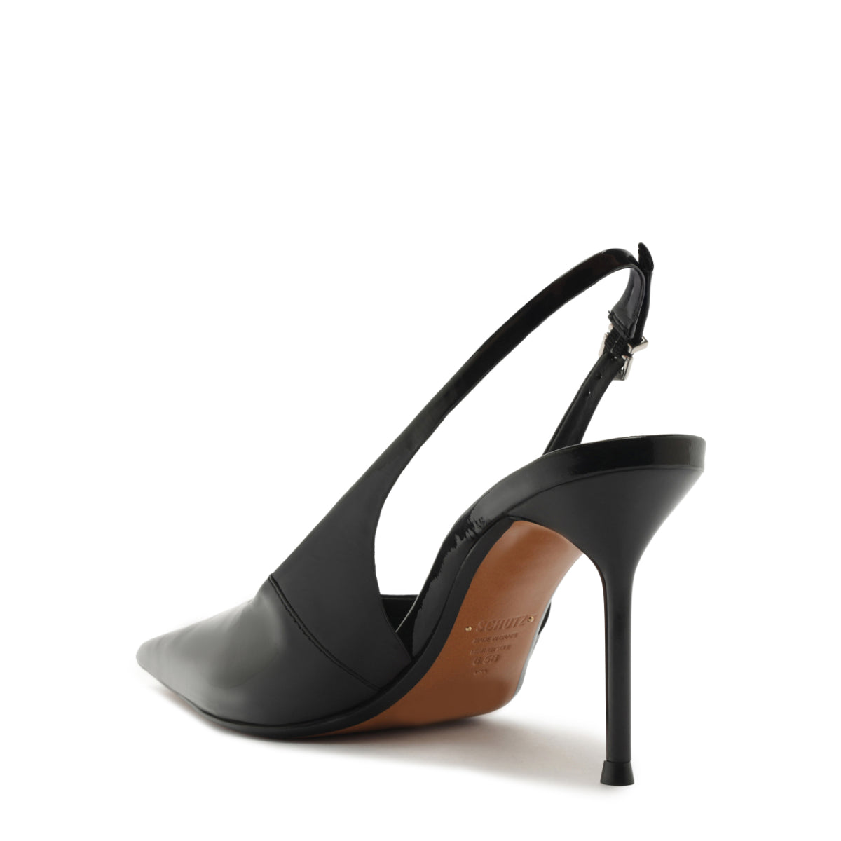Paola Patent Pump in Black