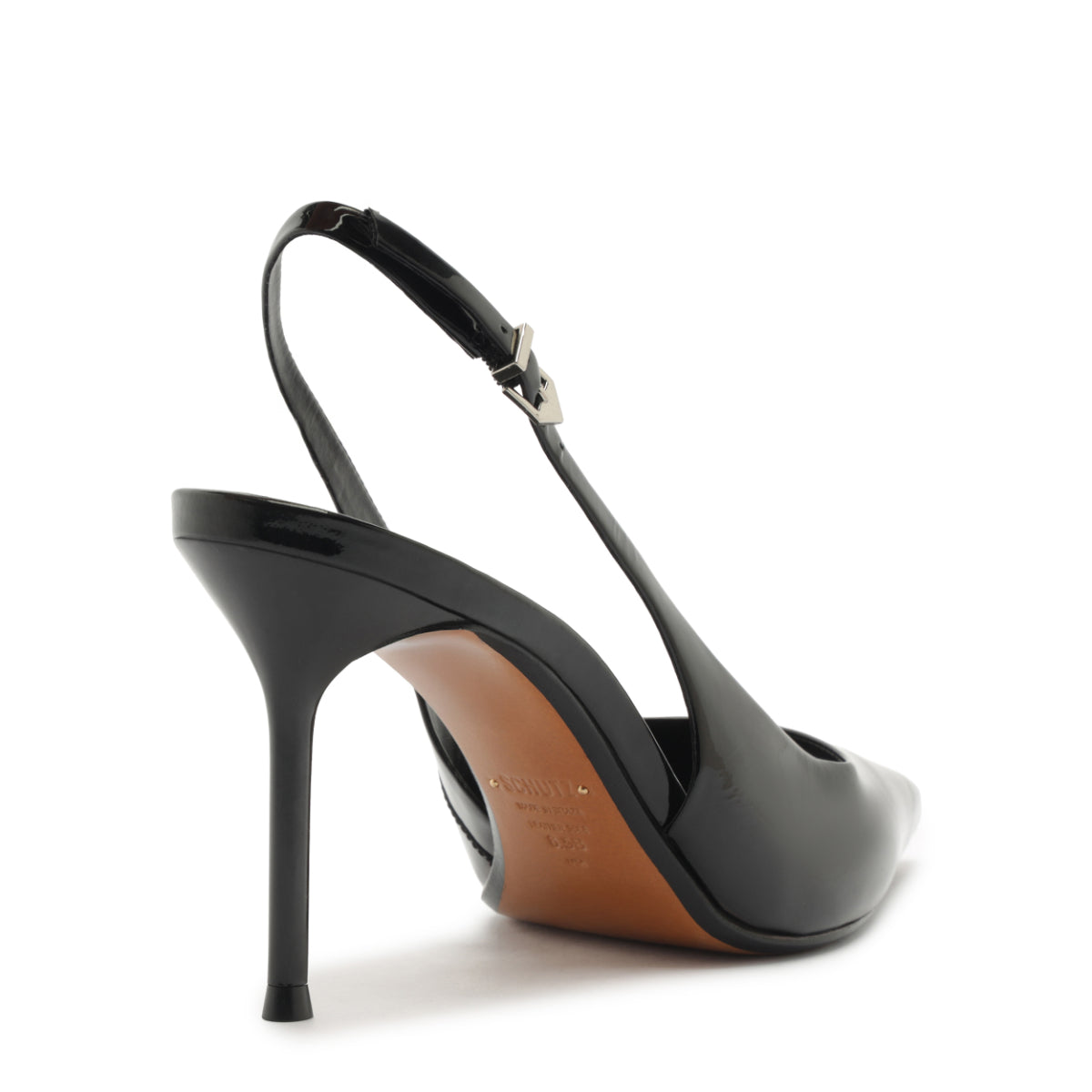 Paola Patent Pump in Black