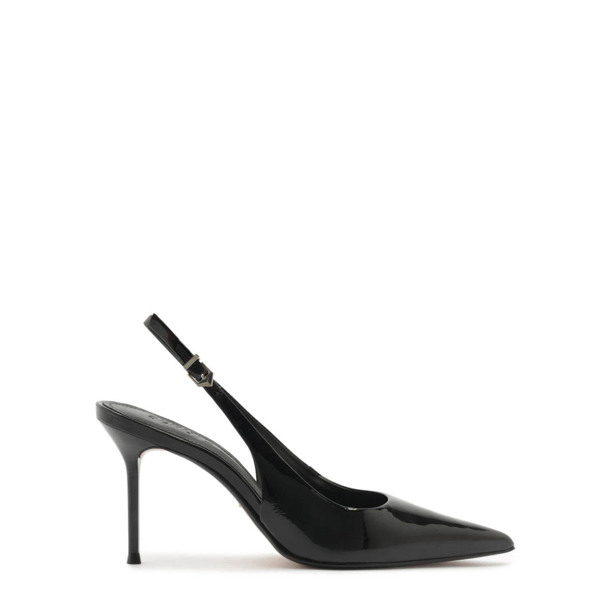Paola Patent Pump in Black