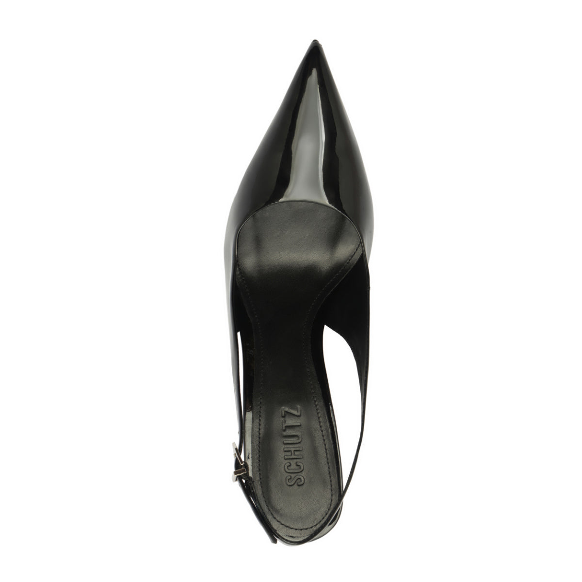 Paola Patent Pump in Black