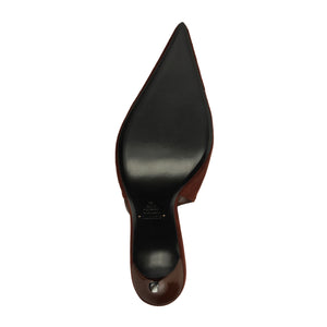 Alicia Sling Suede Pump in Root Brown