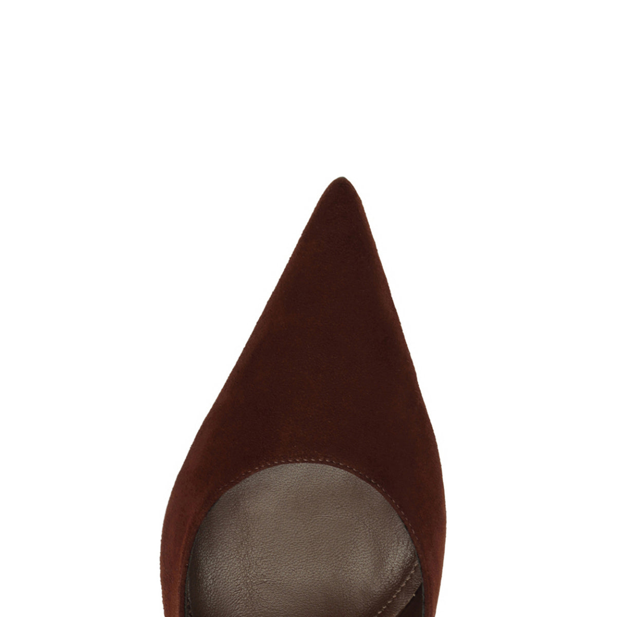 Alicia Sling Suede Pump in Root Brown