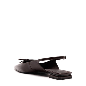 Violetta Sculpt Patent Flat in Maplewood
