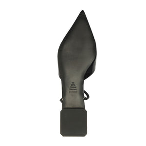 Allure T Patent Flat in Black