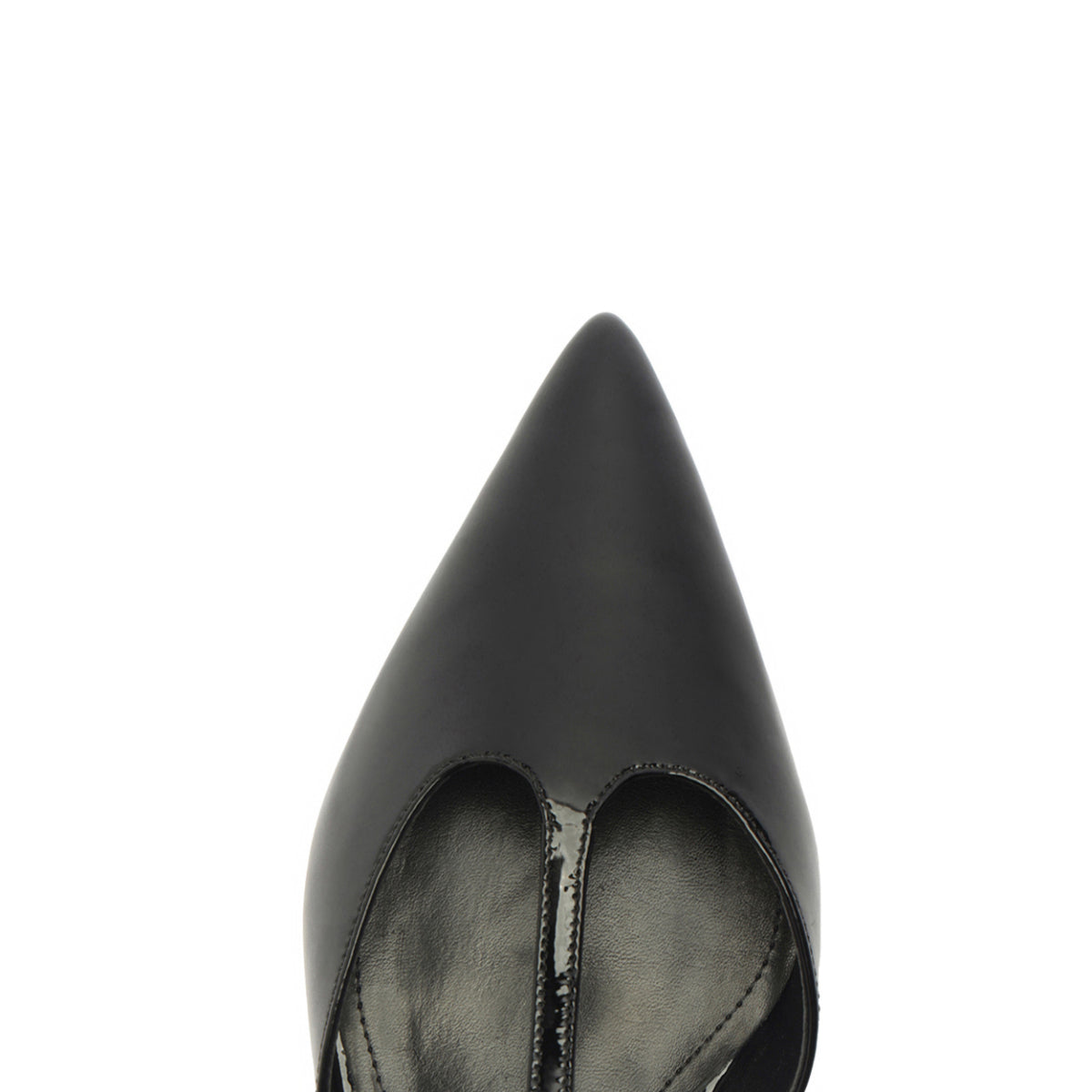 Allure T Patent Flat in Black