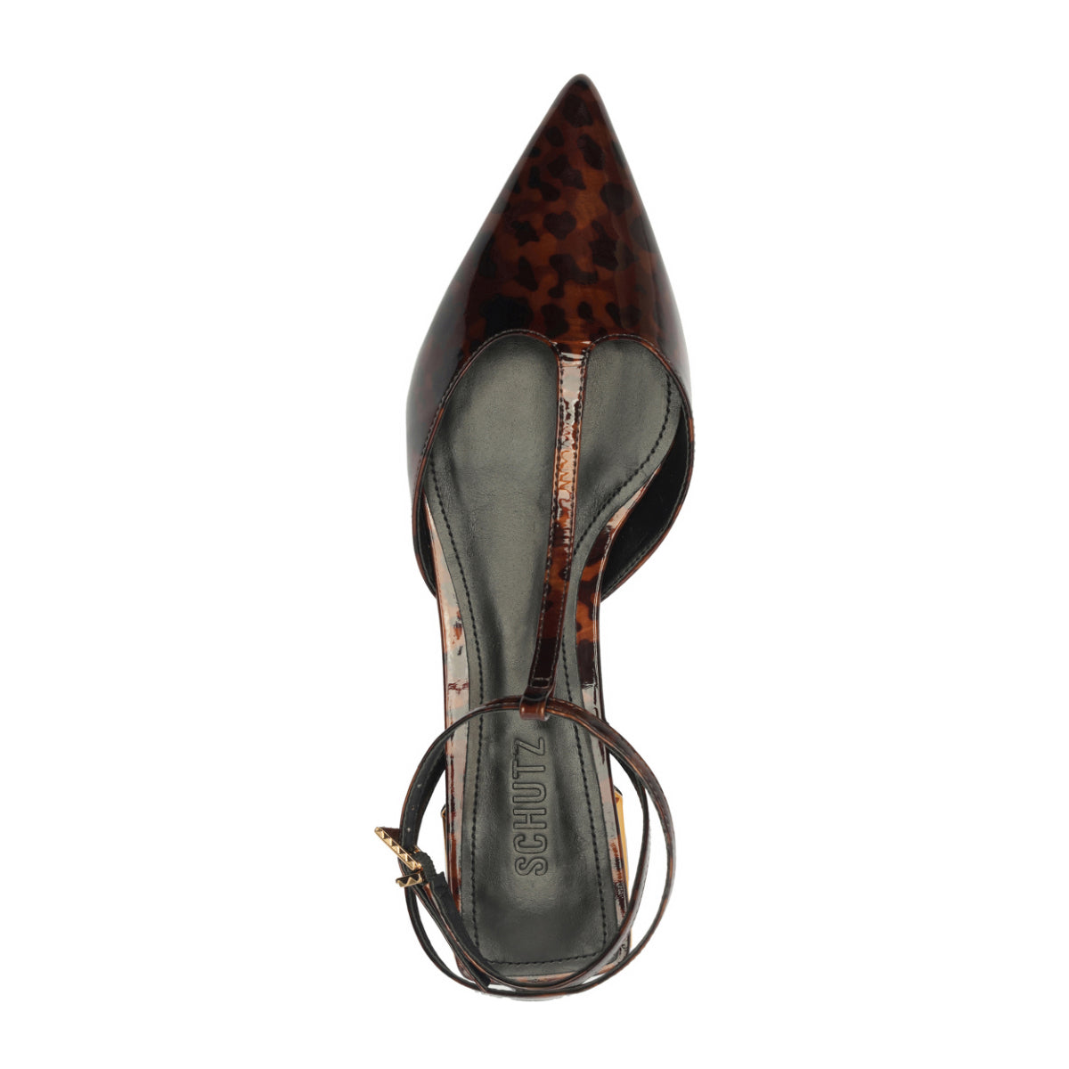 Allure T Patent Flat in Natural