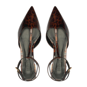 Allure T Patent Flat in Natural