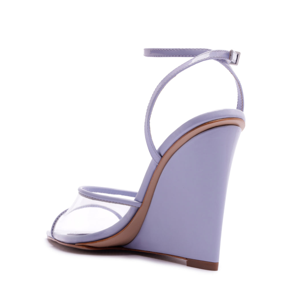 Elodie Vinyl Vinyl Sandal in Lavander Sky
