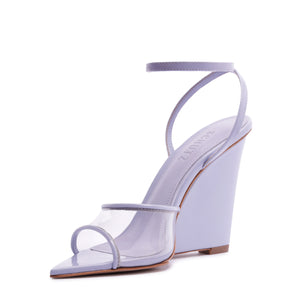 Elodie Vinyl Vinyl Sandal in Lavander Sky