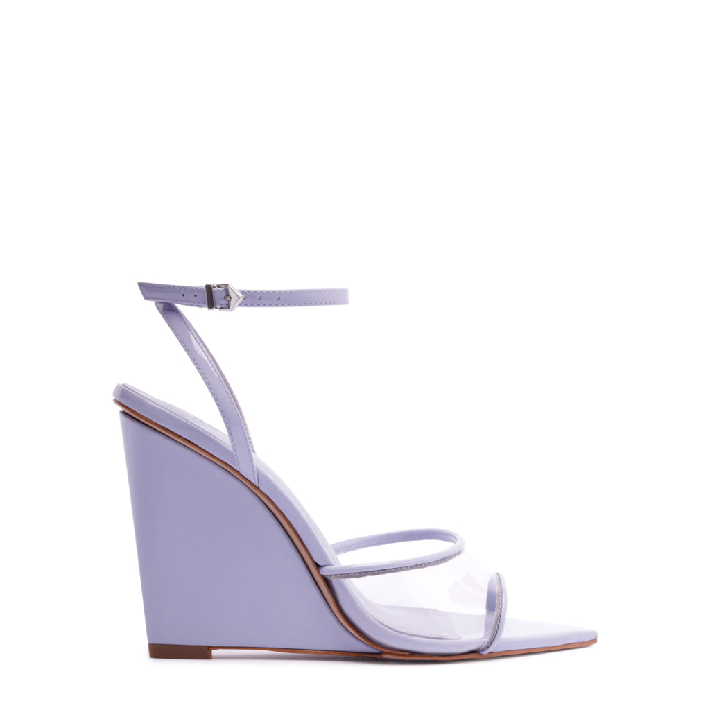 Elodie Vinyl Vinyl Sandal in Lavander Sky
