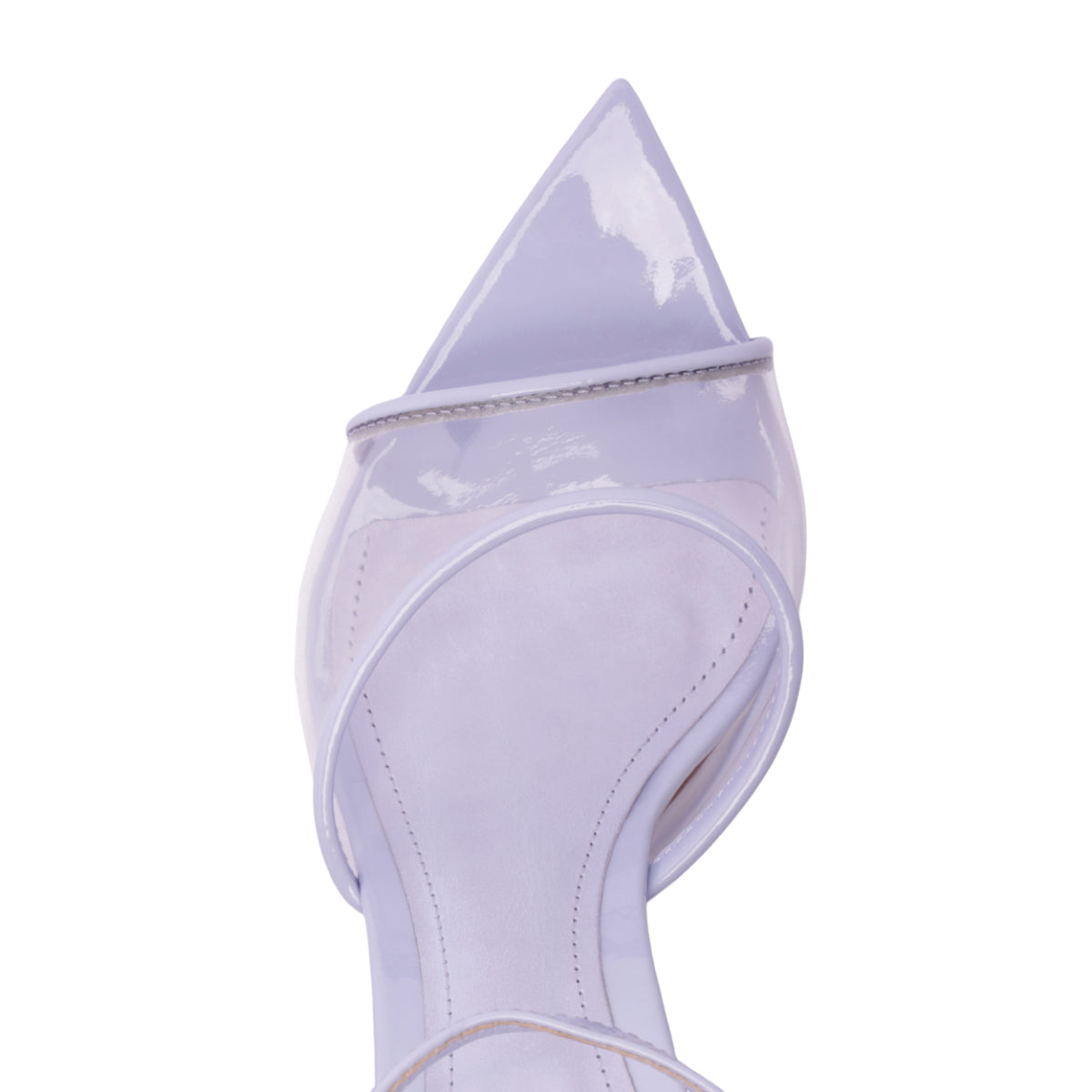 Elodie Vinyl Vinyl Sandal in Lavander Sky