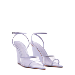 Elodie Vinyl Vinyl Sandal in Lavander Sky