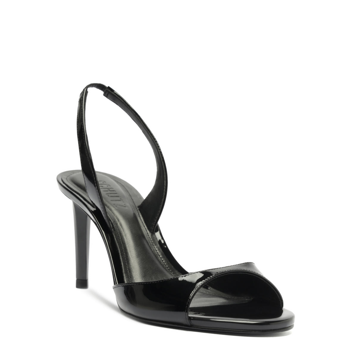 Scarlett Sling Mid Sandal in Black