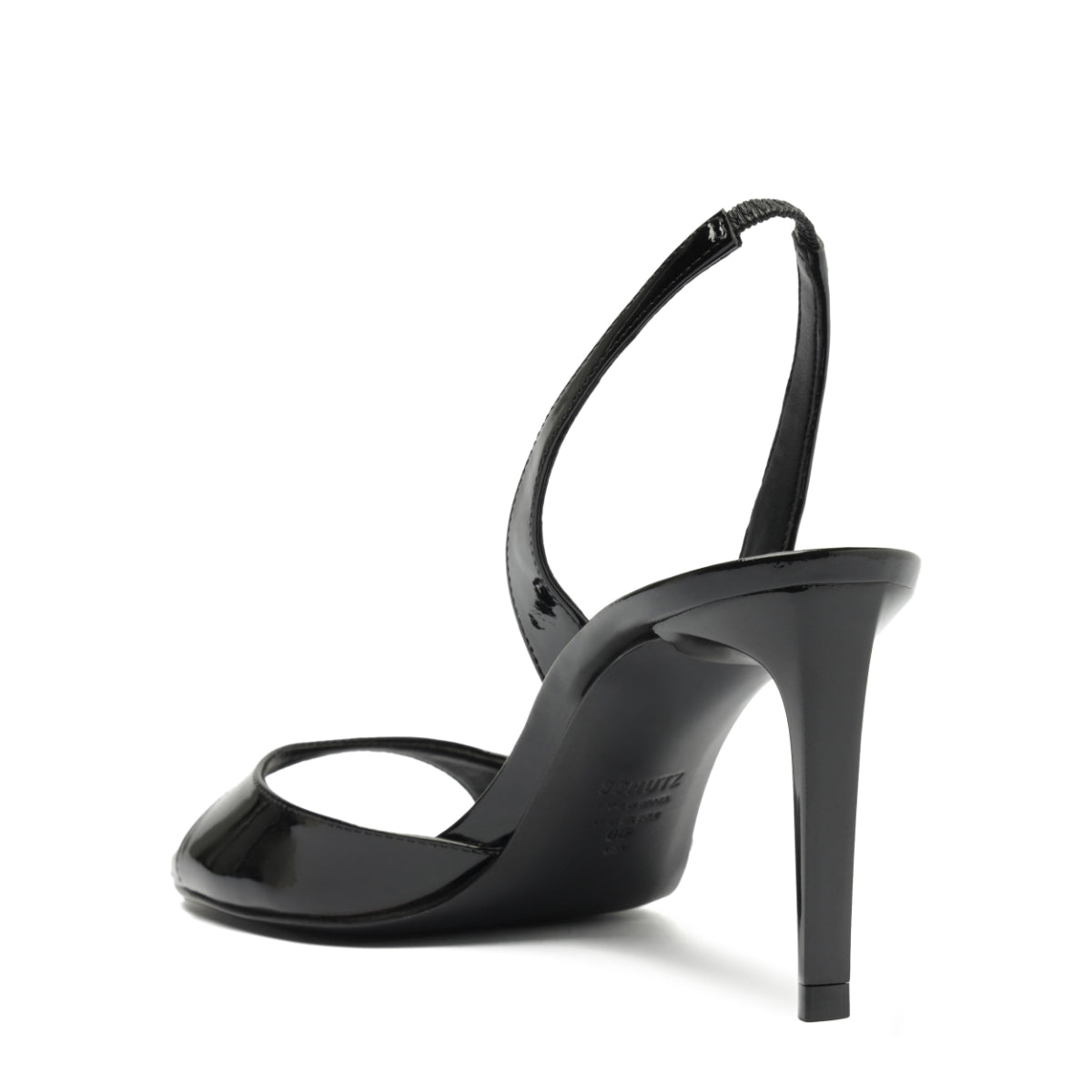 Scarlett Sling Mid Sandal in Black