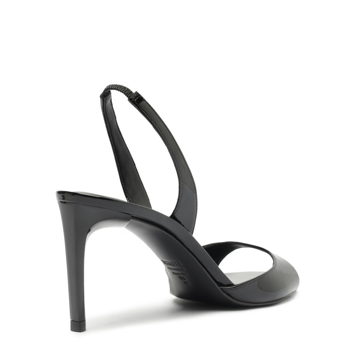 Scarlett Sling Mid Sandal in Black