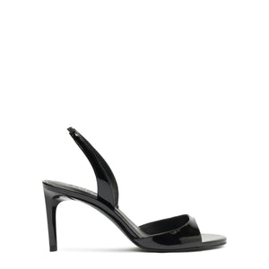 Scarlett Sling Mid Sandal in Black