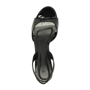 Scarlett Sling Mid Sandal in Black