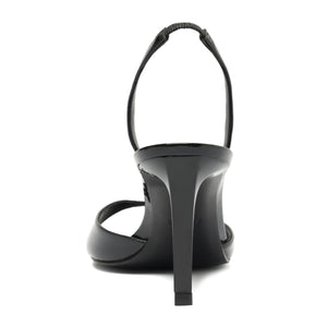 Scarlett Sling Mid Sandal in Black